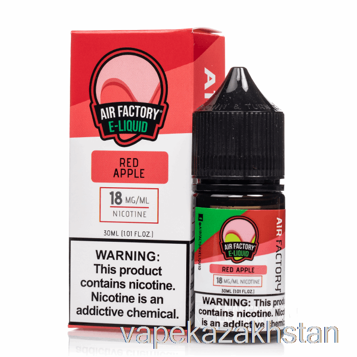 Vape Disposable Red Apple - Air Factory Salts - 30mL 36mg